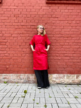 Linen Dress with Sleeves